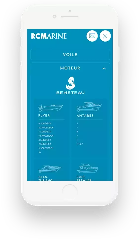 Production mobile 1 RC Marine