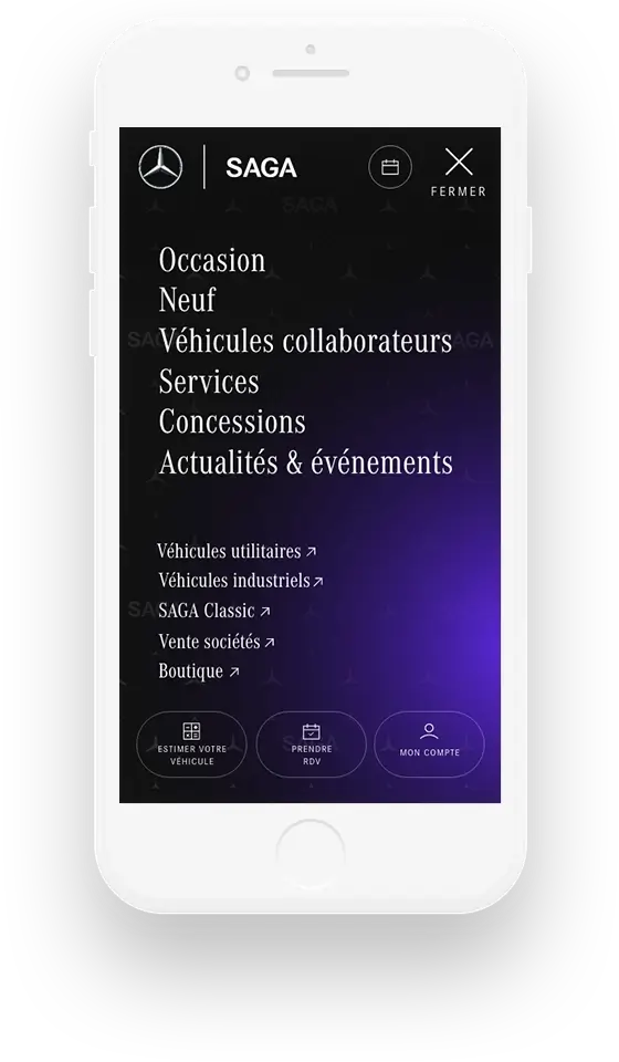 Production mobile 1 SAGA Mercedes-Benz