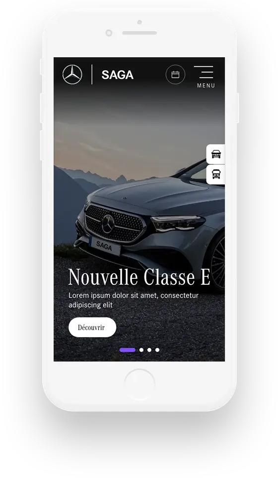 Production mobile 1 SAGA Mercedes-Benz